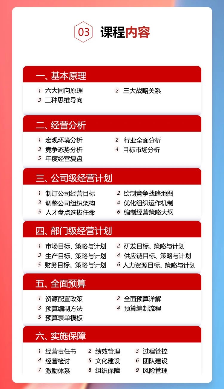正睿咨詢集團《年度經(jīng)營計劃&全面預算管理》即將開課 正睿咨詢集團《年度經(jīng)營計劃&全面預算管理》即將開課