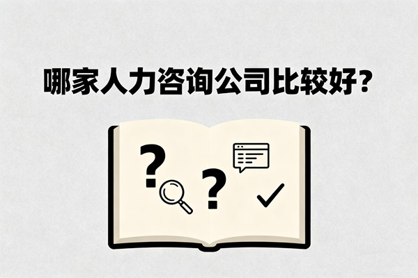哪家人力咨詢公司比較好？