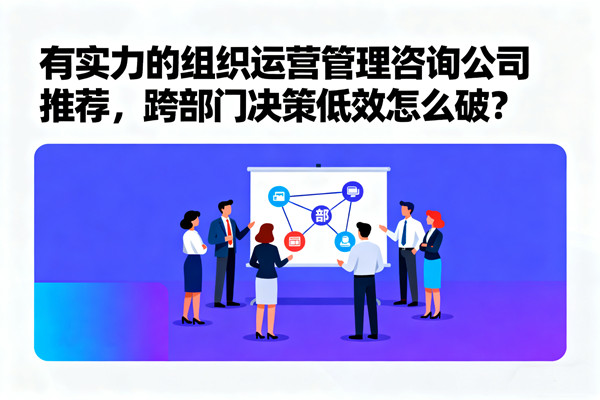有實力的組織運營管理咨詢公司推薦，跨部門決策低效怎么破？
