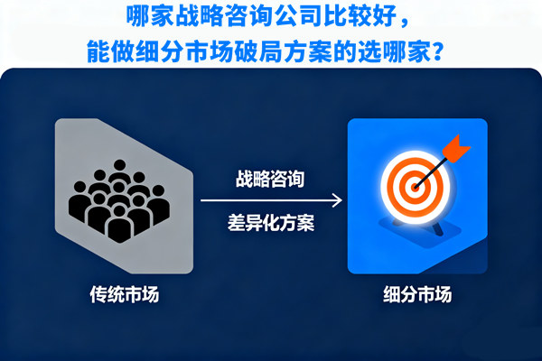 哪家戰(zhàn)略咨詢公司比較好，能做細(xì)分市場破局方案的選哪家？