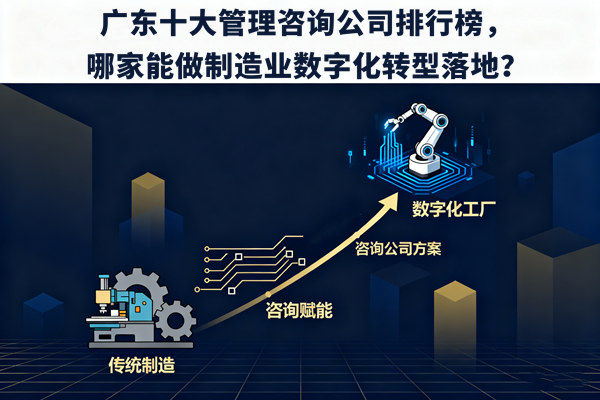 廣東十大管理咨詢公司排行榜，哪家能做制造業(yè)數(shù)字化轉(zhuǎn)型落地？