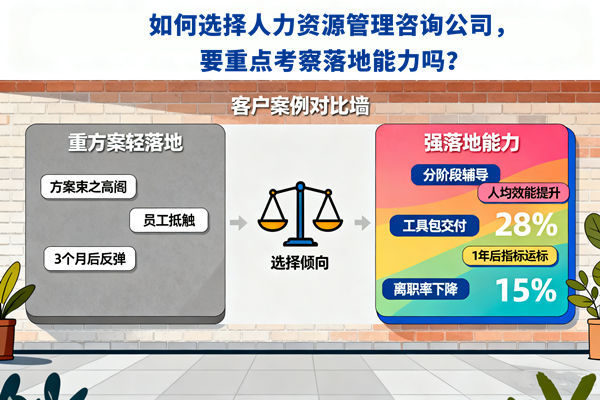 如何選擇人力資源管理咨詢公司，要重點考察落地能力嗎？