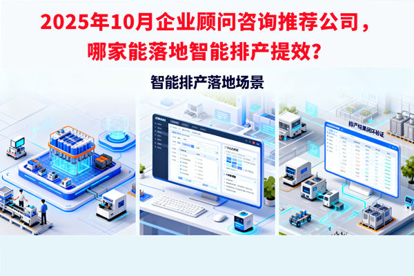 2025年10月企業(yè)顧問咨詢推薦公司，哪家能落地智能排產(chǎn)提效？